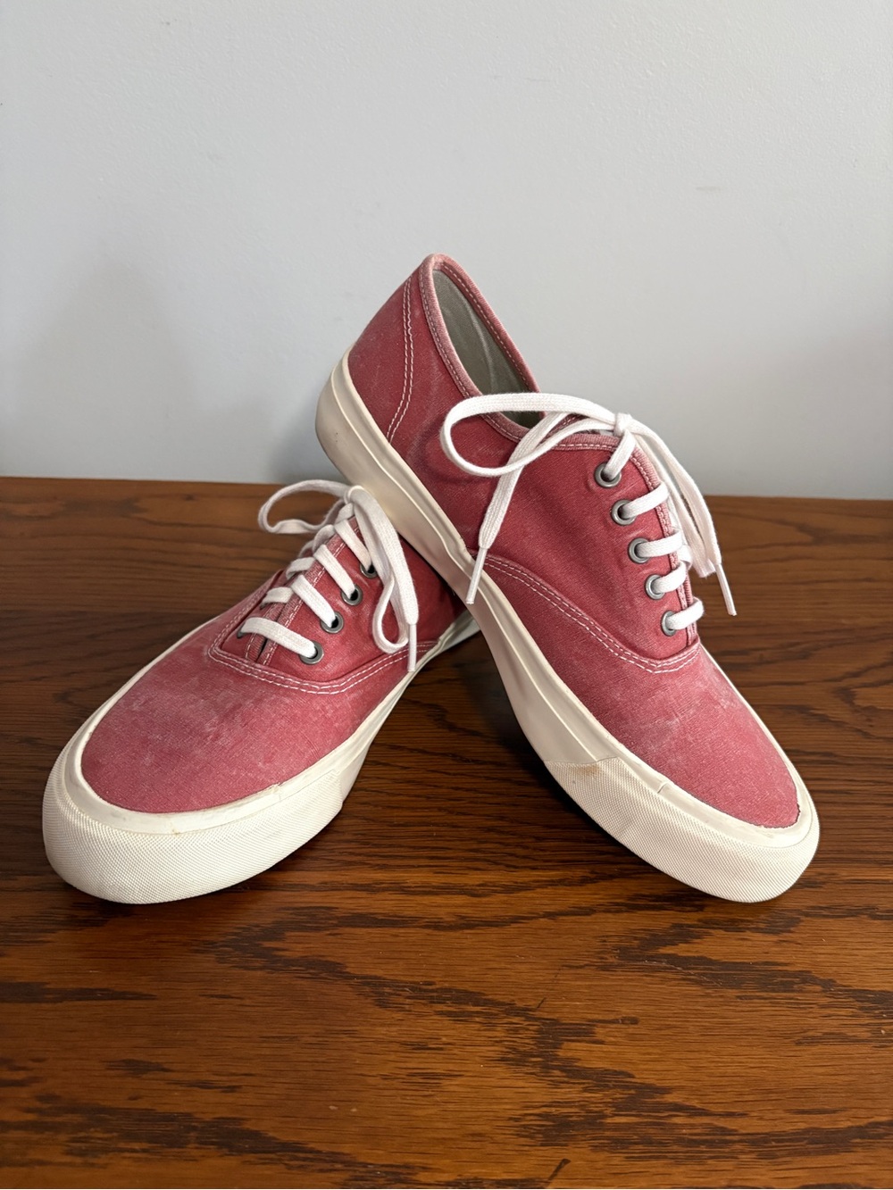 SeaVees red canvas sneakers